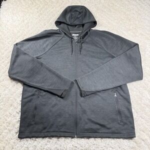 Duluth Trading Co Hoodie Mens XL Zip Raglan Emo Street Skater Dadcore Outdoors